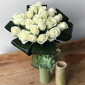 20 White Roses